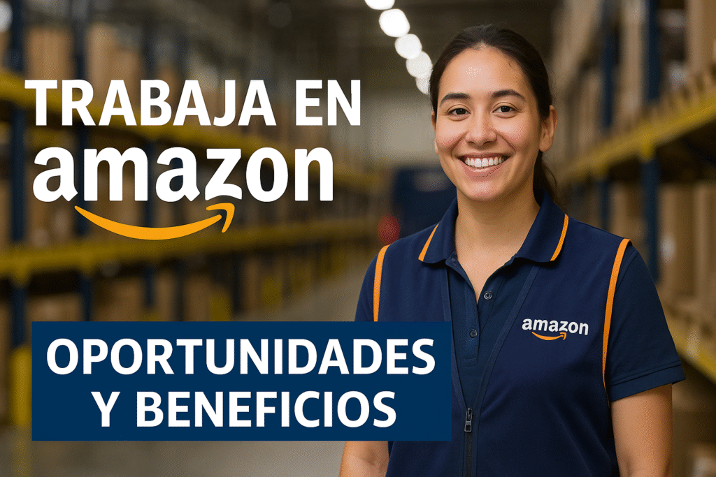 Empleo en Amazon con oportunidades y beneficios para trabajadores