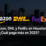 Diferencia entre Amazon, DHL y FedEx en Houston – ¿Cuál paga más y conviene en 2025?