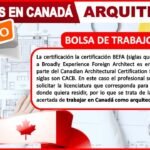 Trabajo de arquitecto en Canadá