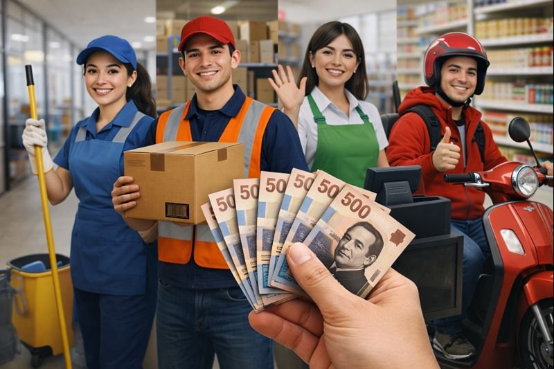 trabajos con pago semanal sin experiencia en México