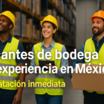 Vacantes de bodega sin experiencia en México (contratación inmediata)