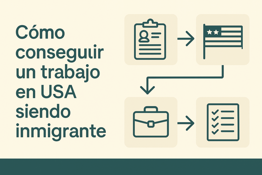 Cómo conseguir un trabajo en USA siendo inmigrante: guía paso a paso.