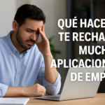 Qué hacer si te rechazan muchas aplicaciones de empleo