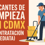 Vacantes de limpieza en CDMX (contratación inmediata)