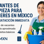 Vacantes de limpieza para mujeres en M&eacute;xico (contrataci&oacute;n inmediata)