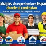 Trabajos sin experiencia en España donde sí contratan (puestos más comunes)
