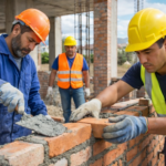 Contratan albañiles y ayudantes de obra para proyectos de construcción y remodelación
