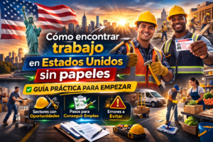 Cómo encontrar trabajo en Estados Unidos sin papeles guía para inmigrantes
